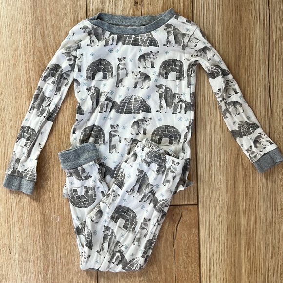 Set of 2 organic cotton pjs (3T) - Picture 2 of 7